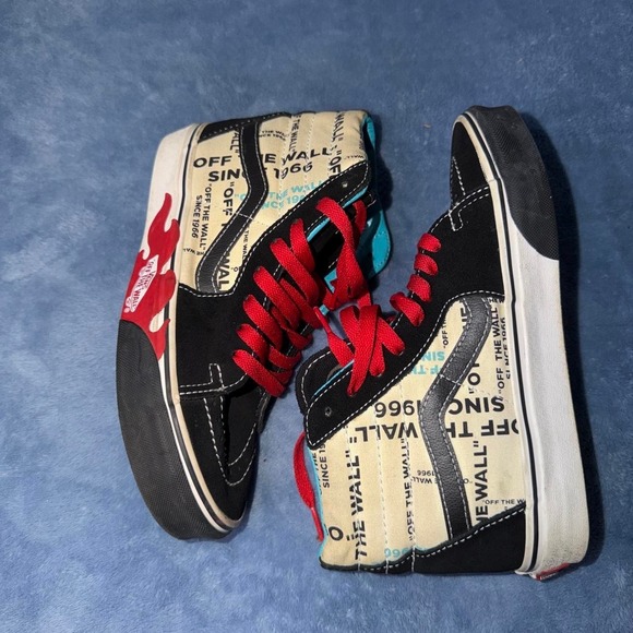 Other - Vans "Old Skool" Otw Sk8 Hi Flame Shoes men size 5.5